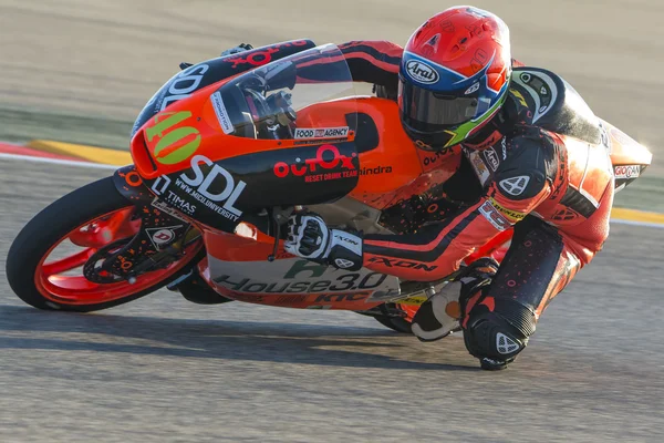 Darryn BINDER. Moto3. Grand Prix Movistar of Aragon of MotoGP — Stockfoto