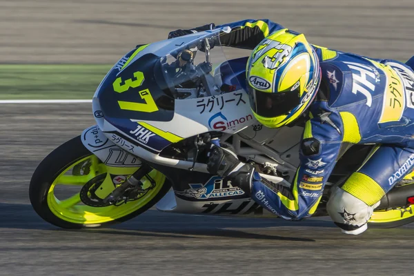 Davide PIZZOLI. Moto3. Grand Prix Movistar of Aragon of MotoGP — Stockfoto