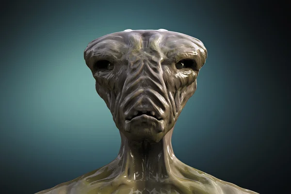 Retrato de monstruo alienígena — Foto de Stock