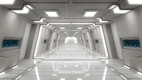 Futuristic Interior empty room — Stock Photo, Image