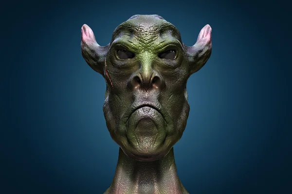 Retrato de monstruo alienígena — Foto de Stock