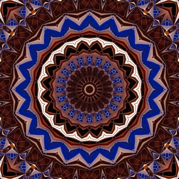 Padrão abstrato mandala — Fotografia de Stock