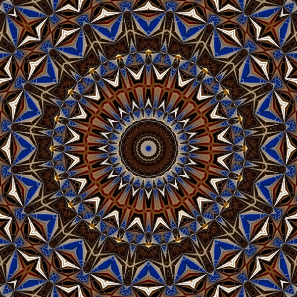 Abstrakter Hintergrund Mandala-Muster — Stockfoto