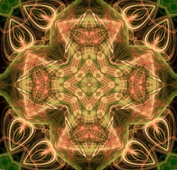 Abstrakter Hintergrund Mandala-Muster — Stockfoto