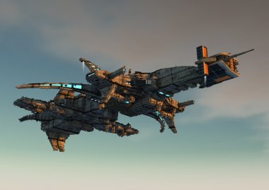 Fütüristik Ufo gemisi