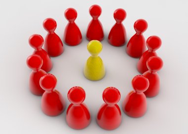 Ekip çalışması 3d resimler