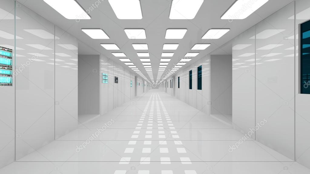 Futuristic Design Spaceship Interior Stock Photo C Mik38