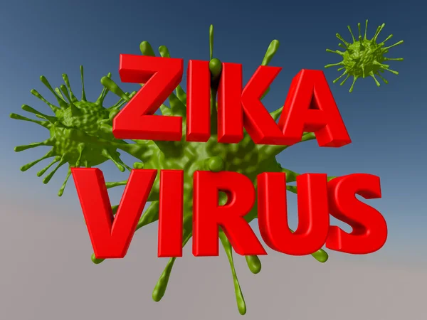 Zika 病毒警报 — 图库照片