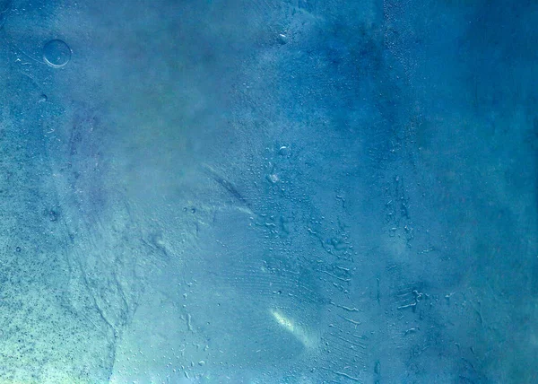 Зимовий Синій Холодний Абстрактний Фон Зображення Холодного Сонця Прозоре Скло — стокове фото