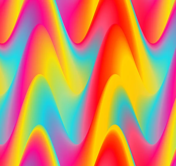 Colorful, abstract background with wave pattern. Rainbow color wallpaper. — Stock Photo, Image