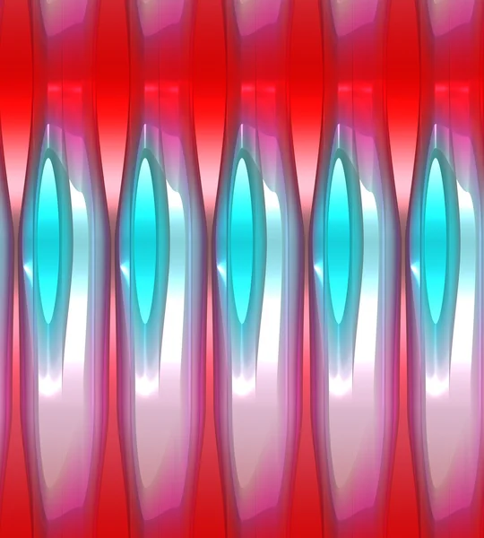 Leuchtender abstrakter Hintergrund in rot, weiß und blau. — Stockfoto