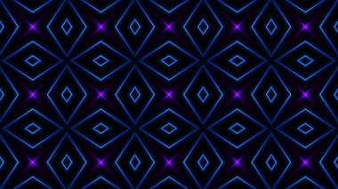 Retro Bilim-Kurgu Geçmişi 80 'lerin gelecekçi manzarası. Dijital Siber Yüzey. 1980 'lerin tarzında tasarım için uygun. kaleydoskop şablonu teknoloji ve oyun için ideal