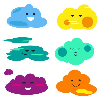 Renkli bulut kümesi