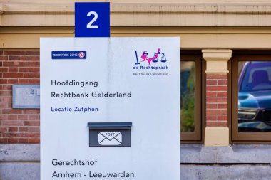 Zutphen, Hollanda - 9 Ekim 2025: Hollanda 'nın Zutphen kentinde 