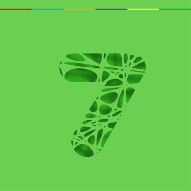 Katmanlı karakter bir yazı kümesi