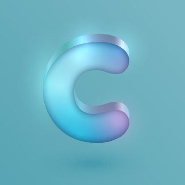 3D c gerçekçi neon karakter