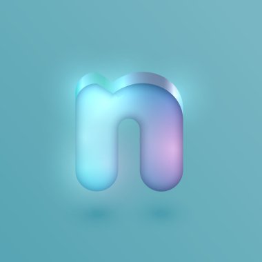 3D n gerçekçi neon karakter