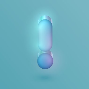 3D ünlem gerçekçi neon karakter