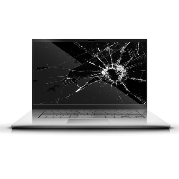 Kırık laptop perde