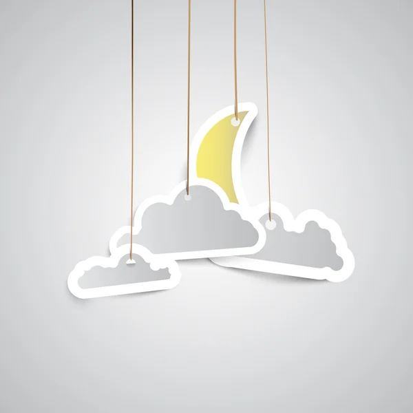 Weather paper icon — Stock Vector