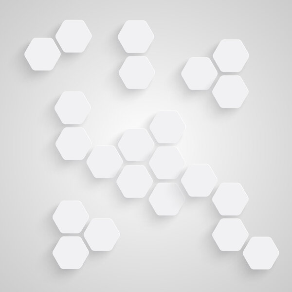 Background with paper elements