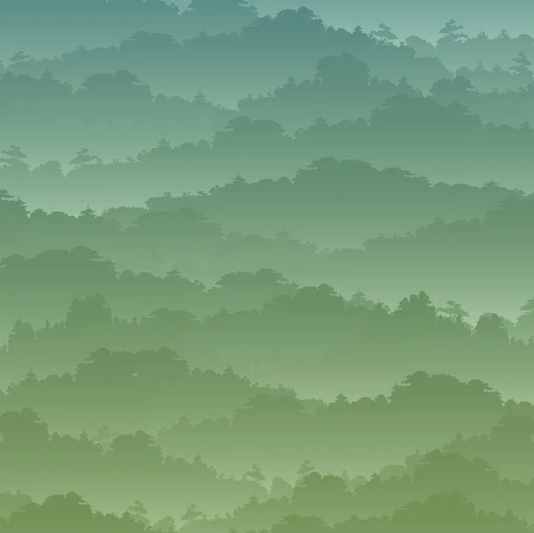 Mountainous landscape background — Stock Vector