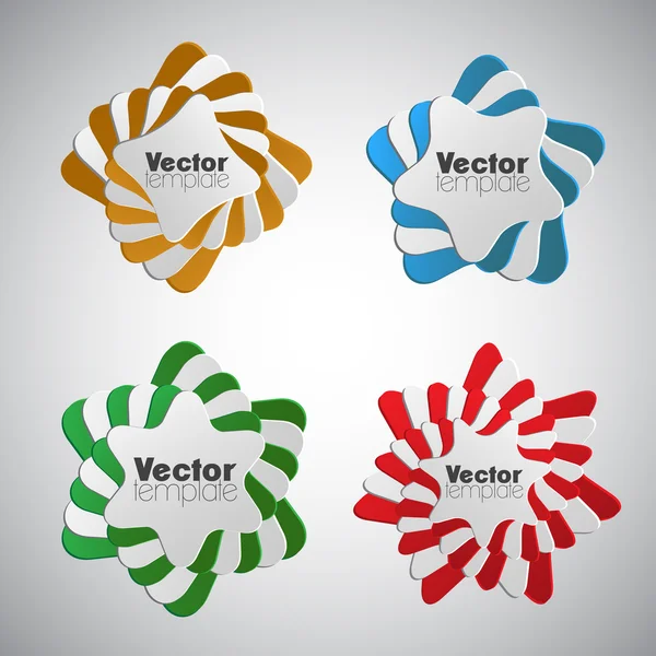 Elementos infográficos abstractos — Archivo Imágenes Vectoriales