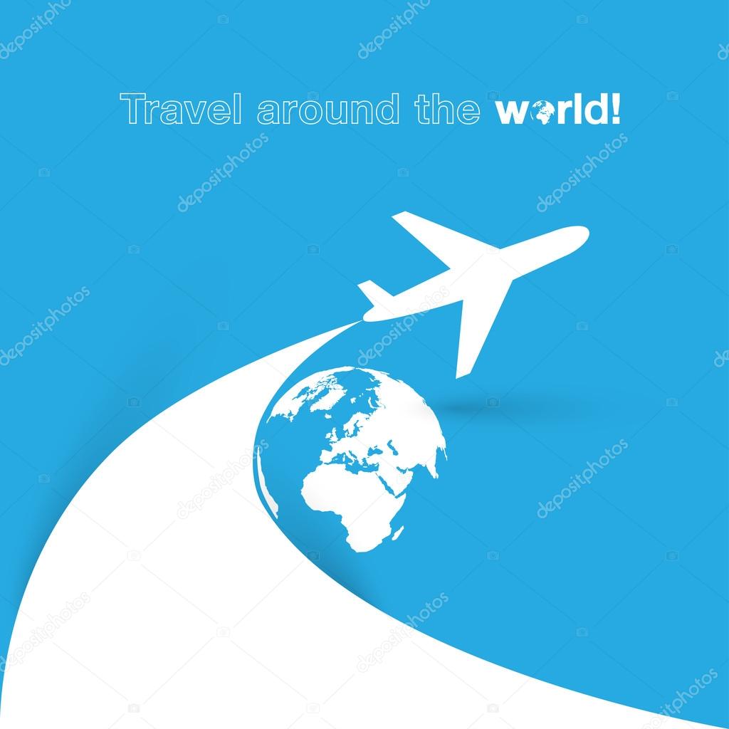 Travel around the world icon