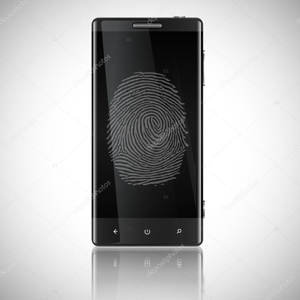 Smartphone with fingerprint access