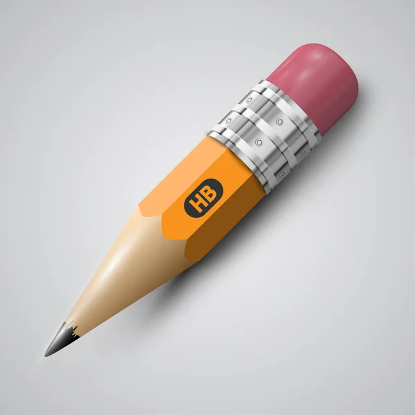 Crayon détaillé affûté — Image vectorielle
