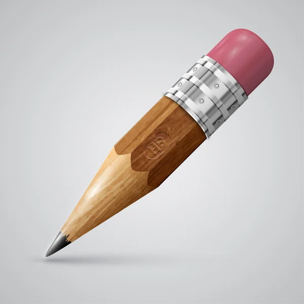 Crayon détaillé affûté — Image vectorielle