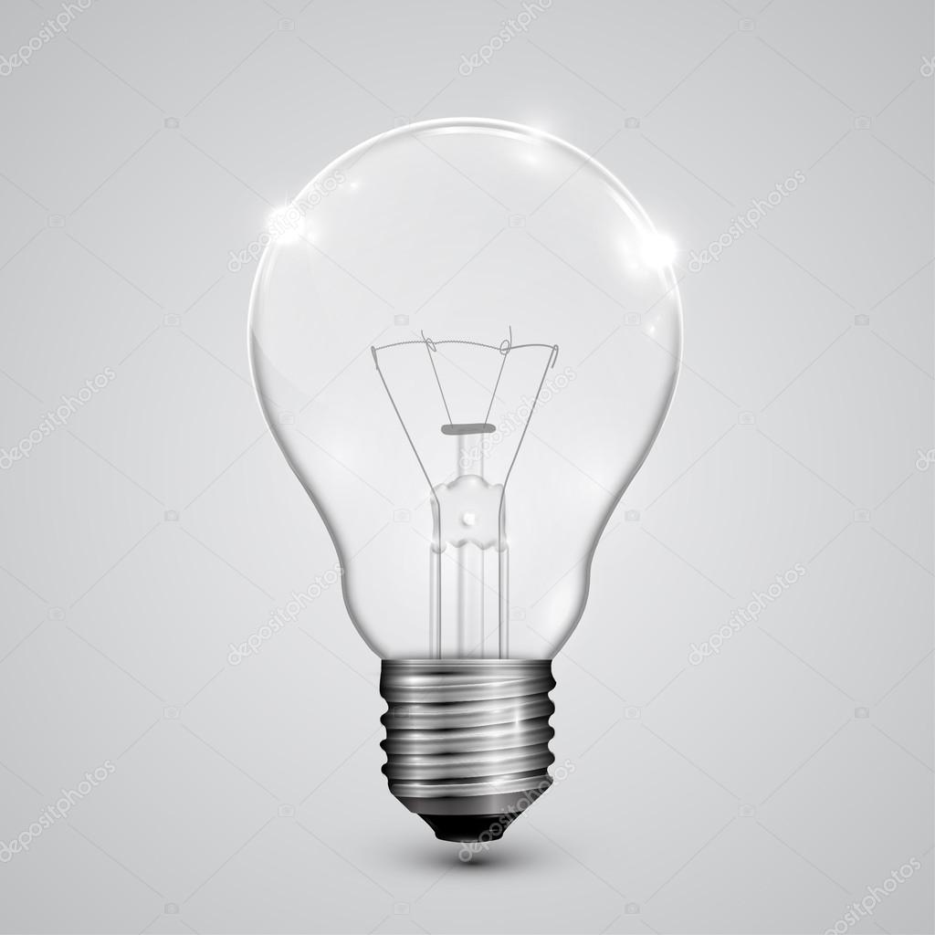 Realistic light bulb