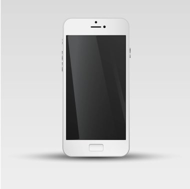 Boş beyaz smartphone
