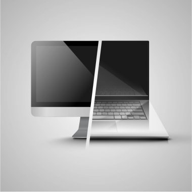 Bilgisayar ve dizüstü birlikte