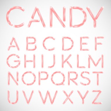 Pembe şeker yazı tipi