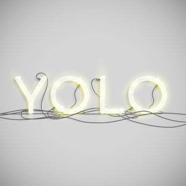 Yolo sign with wires clipart