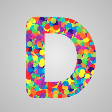 Renkli mektup çevrelerin tarafından