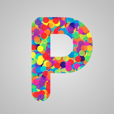 Renkli mektup çevrelerin tarafından