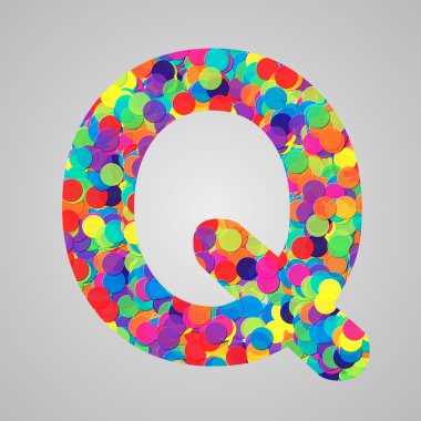 Renkli mektup çevrelerin tarafından