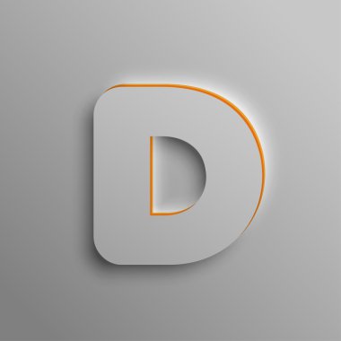 Gerçekçi 3d yazı tipi