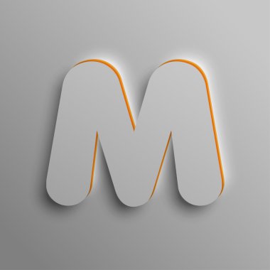 Gerçekçi 3d yazı tipi