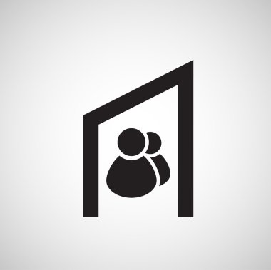 ev simgesini illüstrasyon