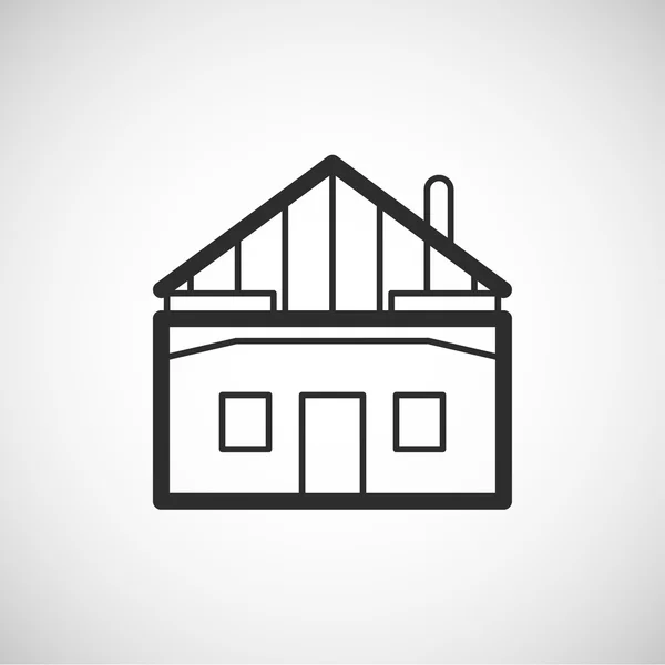 Grafische huisje — Stockvector