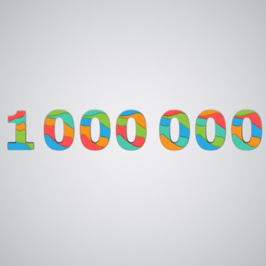 Katmanlı renkli numarası