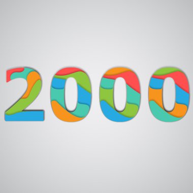 Katmanlı renkli numarası