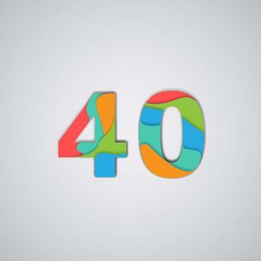 Katmanlı renkli numarası