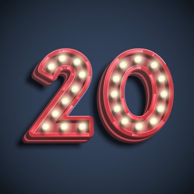 neon ile on iki elektrikli ampul sayısı