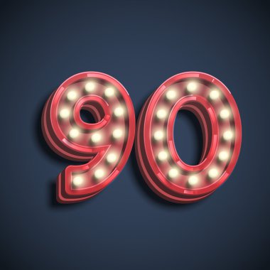 doksan neon ile elektrikli ampul sayısı