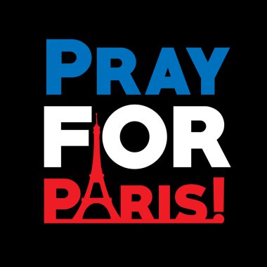 Paris doku için dua