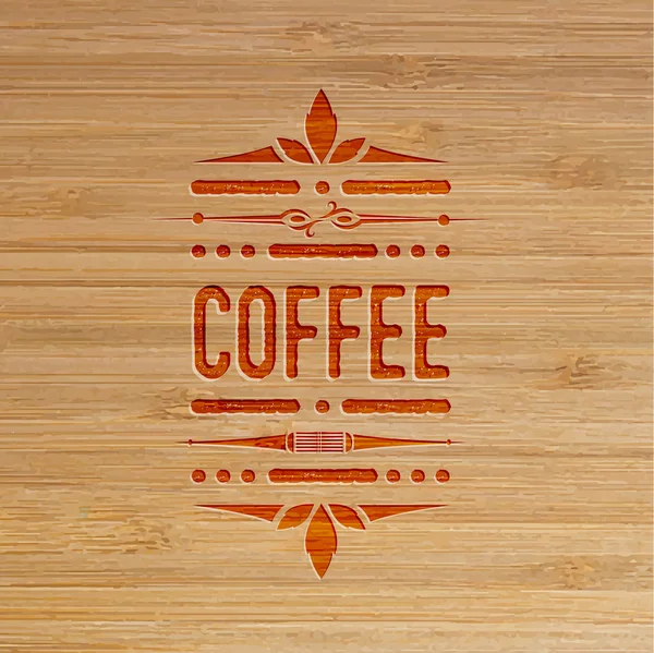 Текстура знака кофе — стоковый вектор
